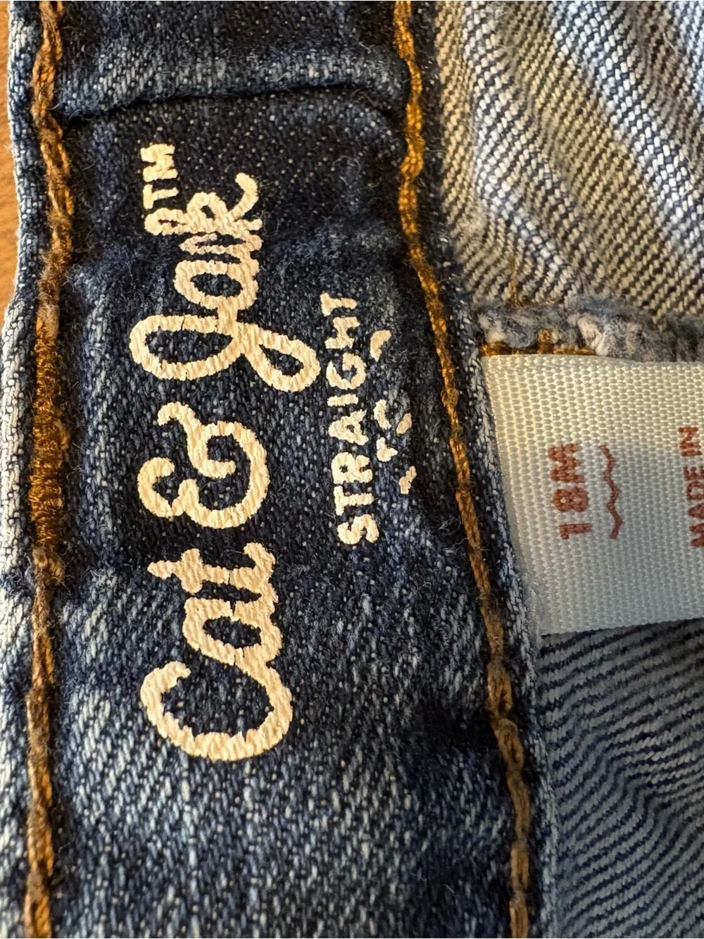 Cat & Jack Boys Blue Stretch Denim Jeans